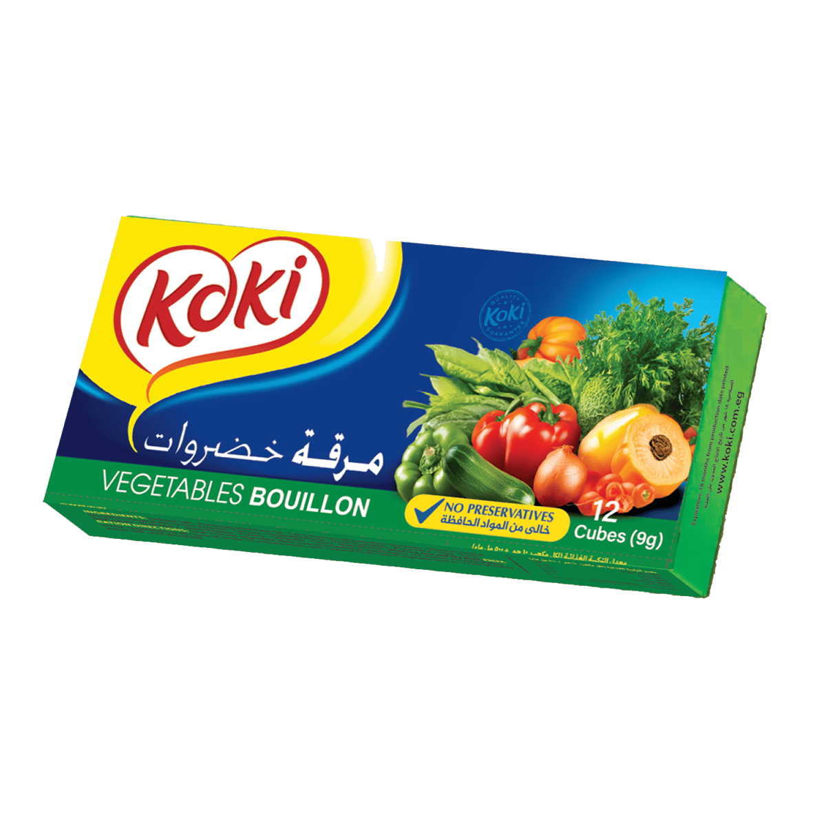 Koki Powder Koki Vegetables Bouillon 12 cubes – Koki shop
